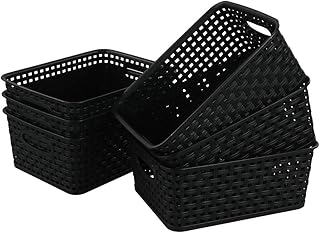 Cestini Plastica A4 - Set 4 Pezzi Multicolore Per Organizzare Scrivania, Camera Bambini O Ufficio - Foto 14