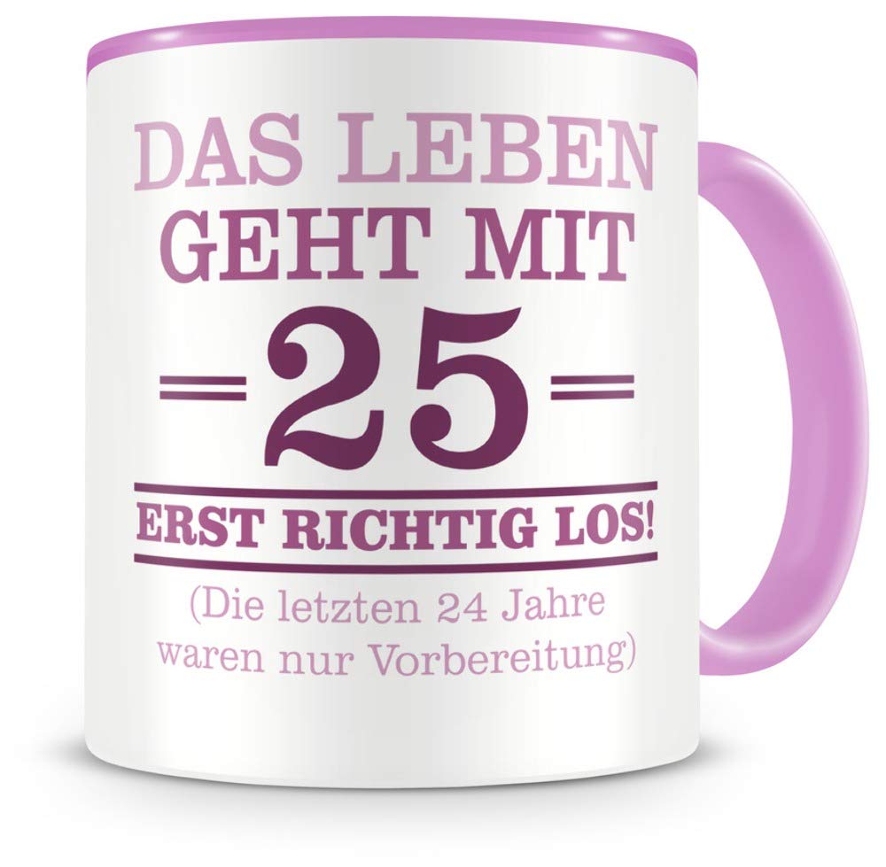 Samunshi Tasse 25 Geburtstag