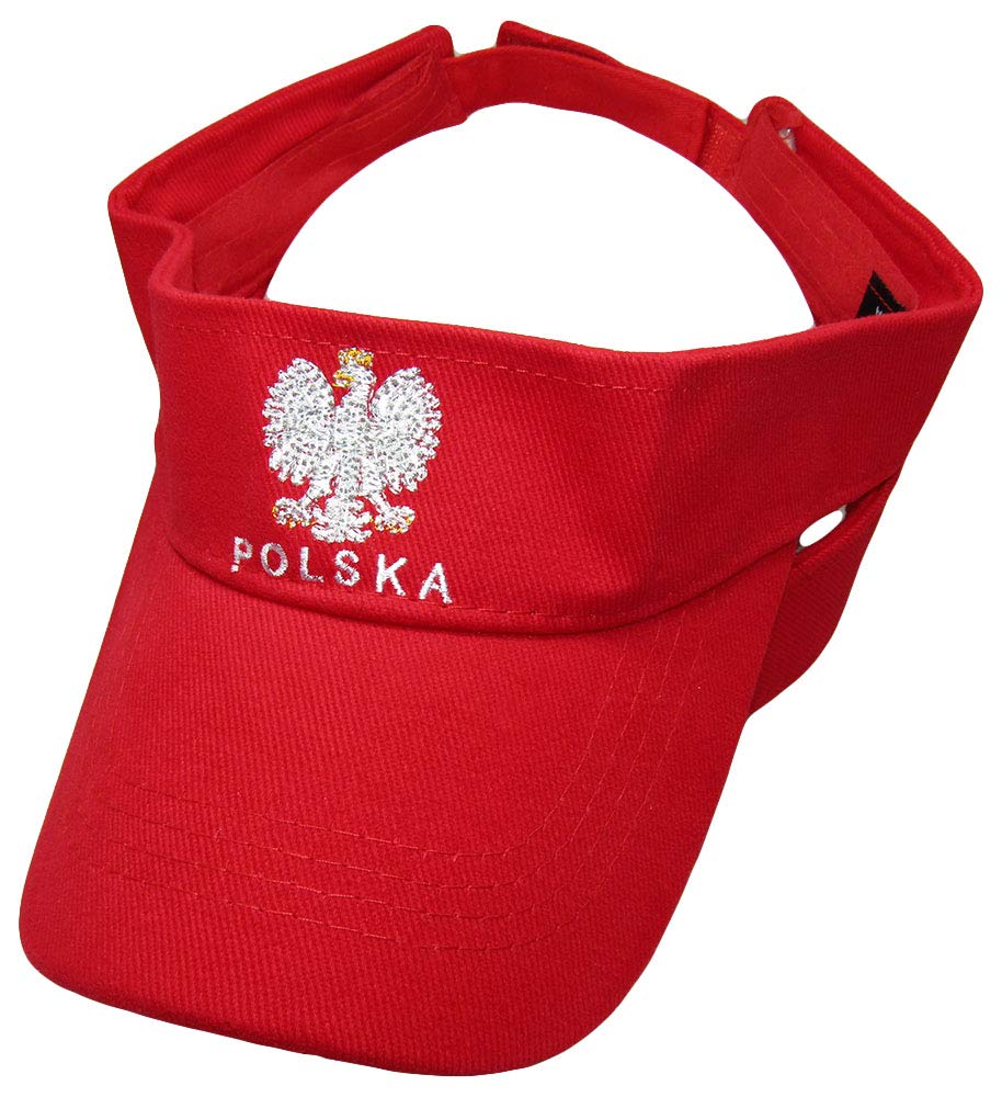 Polska Poland Eagle Red Embroidered Visor Hat Cap (RUF)