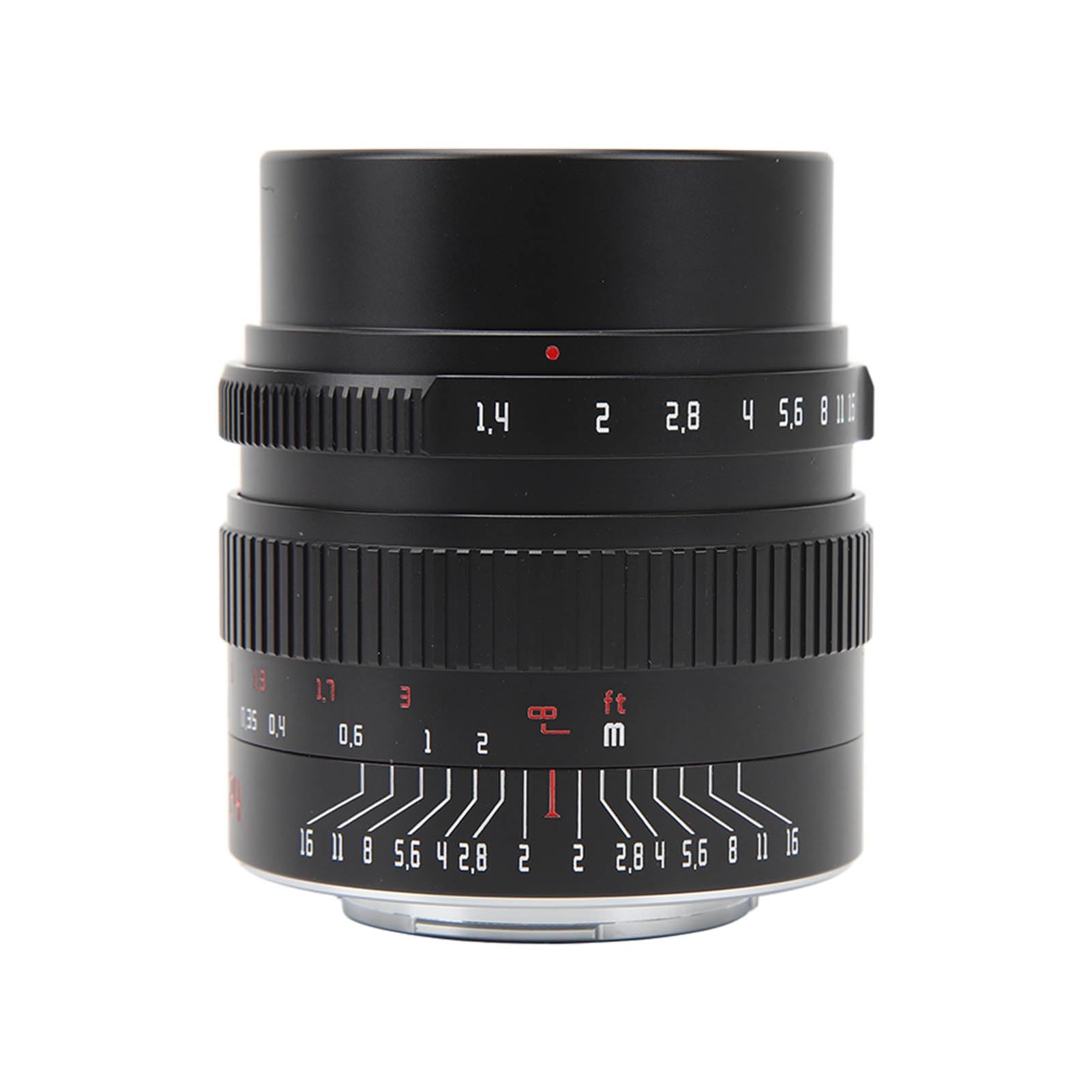 24mm F1.4 APS C Obiettivo con Messa a Fuoco Manuale per Attacco M4/3 - Obiettivo Grandangolare per la Fotografia Quotidiana