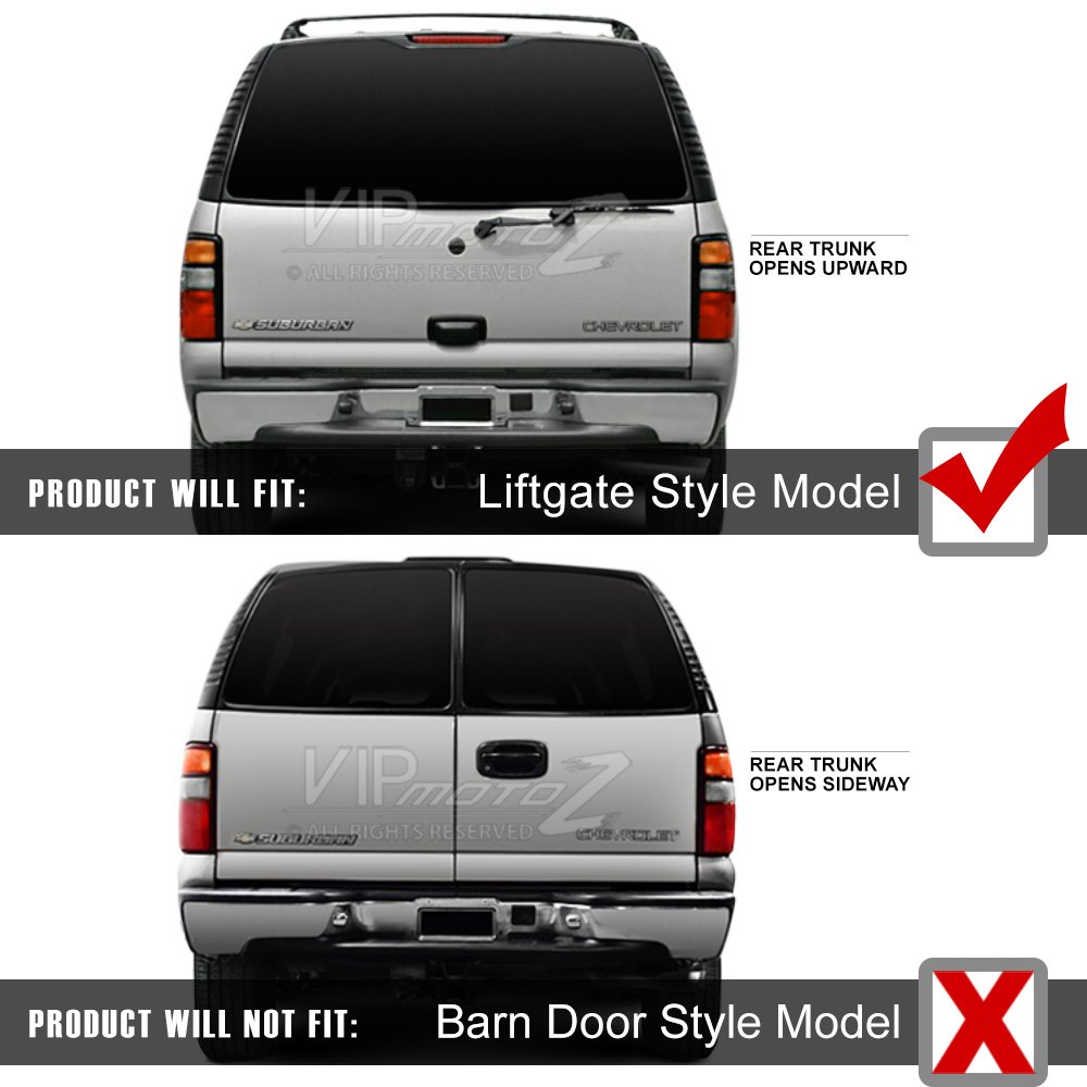 2000 2006 Chevy Suburban (Barn Door) Euro Style Tail Lights, 52 OFF