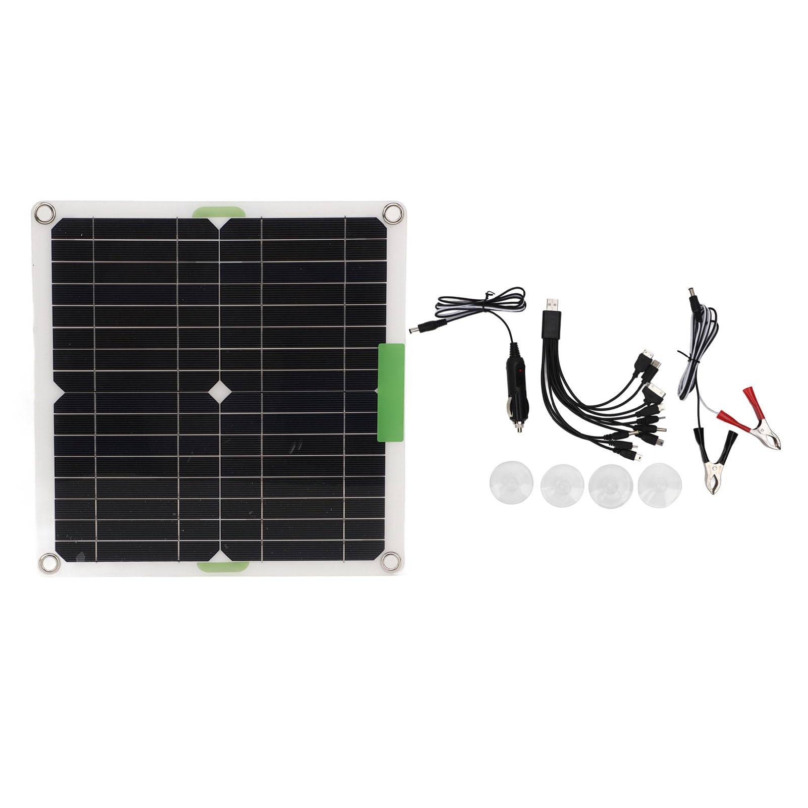 Generic Caricatore Monocristallino Ad Alta Efficienza con Pannello Solare Portatile da 200 W per, Barche, Case, Applicazioni Esterne