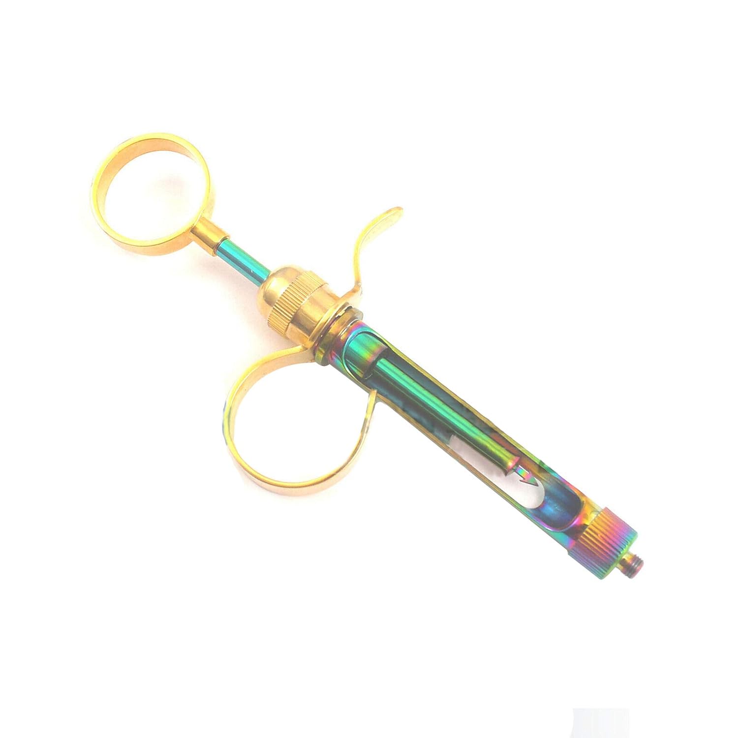 OdontoMed2011® Multi Color Rainbow Anesthetic Dental Syringe 1.8 ml 2 Rings Multi & Gold Plated Dental Instruments Multi Color Rainbow ODM : Industrial & Scientific