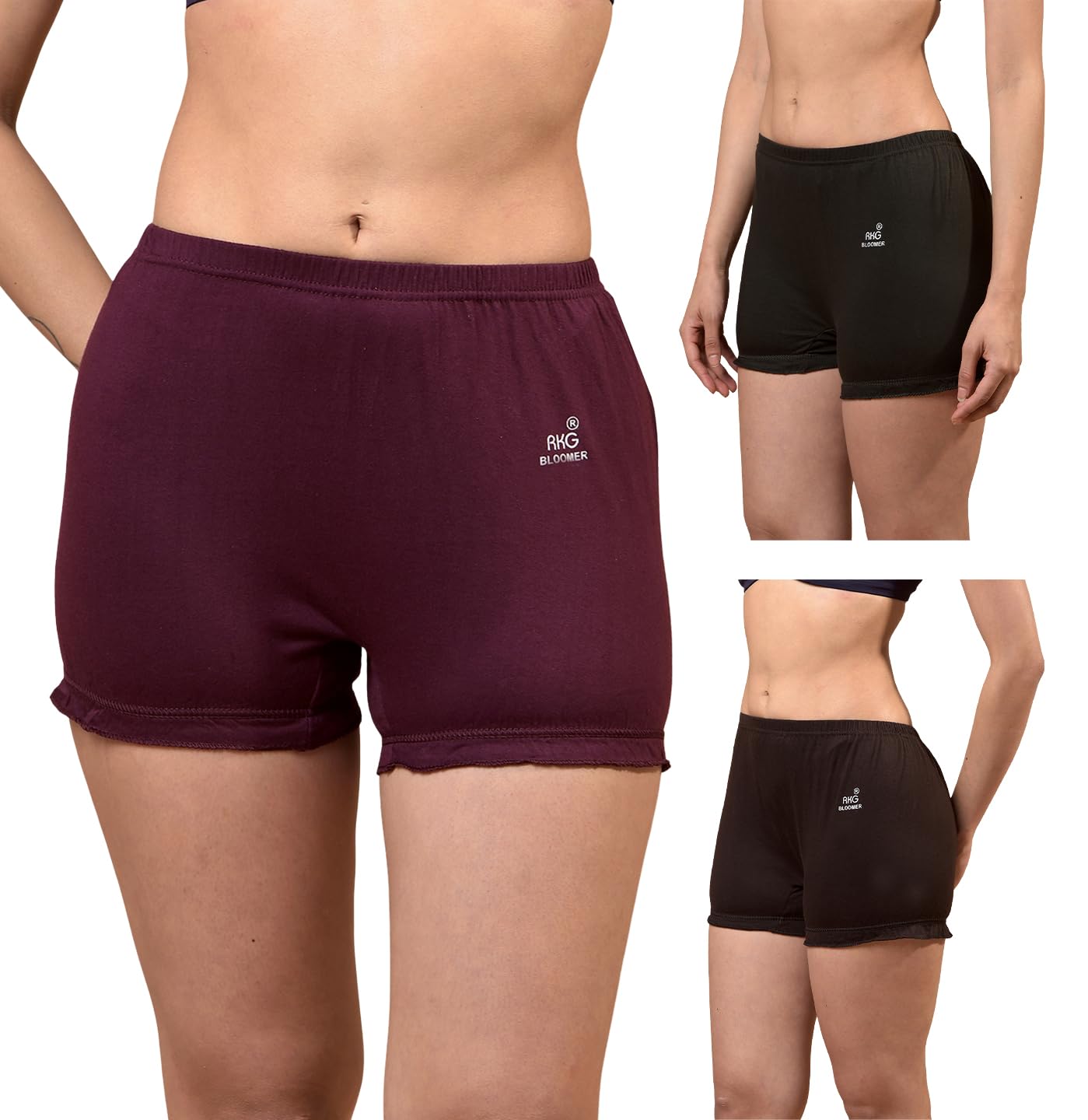 RKG Women's Bloomer Soft & Breathable Innerwear | Comfortable Stretch Fit Everyday Underwear | Durable Elastic Waistband | from Dollar Brand-picture-42
