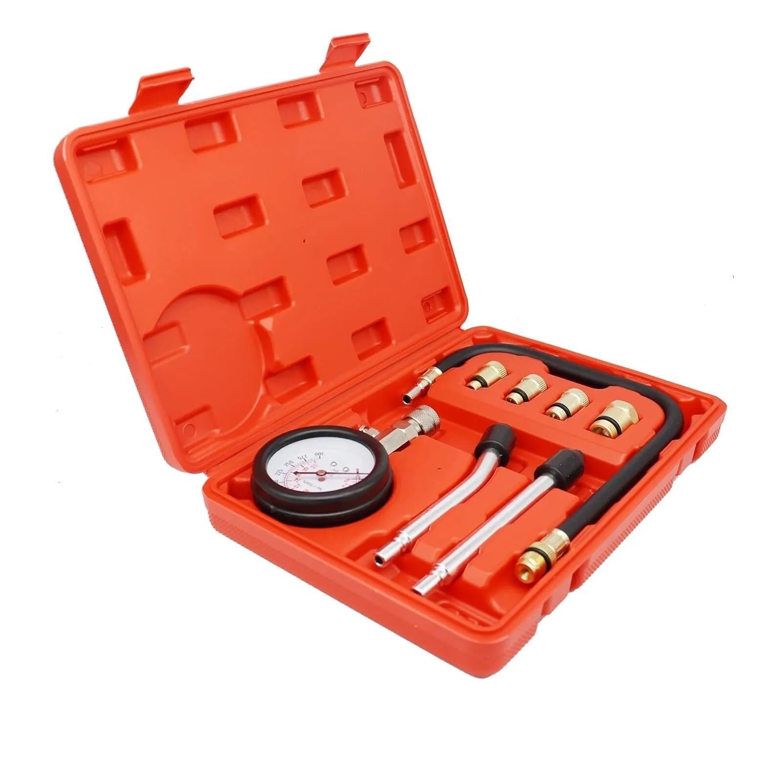 Manometro Pressione Acqua Tester di compressione del motore a benzina manometro for auto Misuratore cilindro a gas a automatico con adattatore M10 M12 M14 M18(No box)
