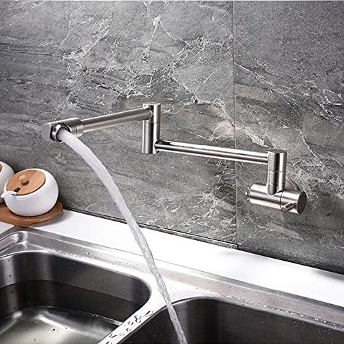 Robinet d'eau froide mural pliable et pivotant pour évier - 8