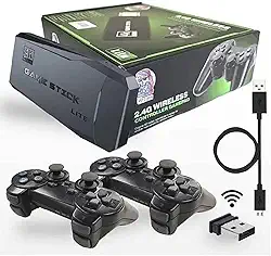 WormeKite 4K Smart Videogame Tv Stick,Consoles De Videogame,10.000 Jogos 32/64Gb Retro Classic Gamin 2.4G Wireless Gamepads Controlador (64G,10000+Jogos)