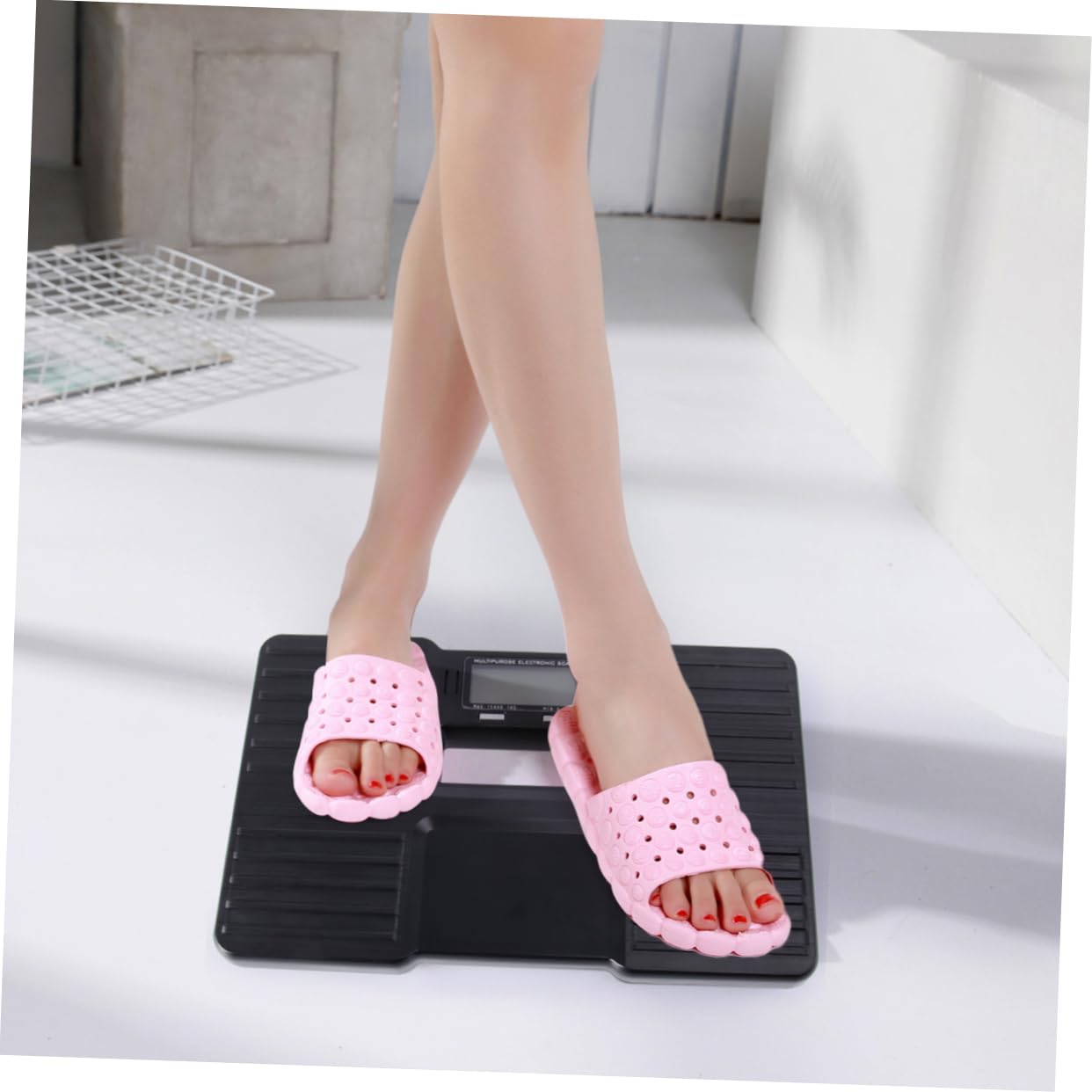 Bilancia Digitale Corpo e Bagagli 150kg Plastica Nera | Retroilluminazione, Spegnimento Automatico, Alimentazione 2 X Aaa Non Incluse