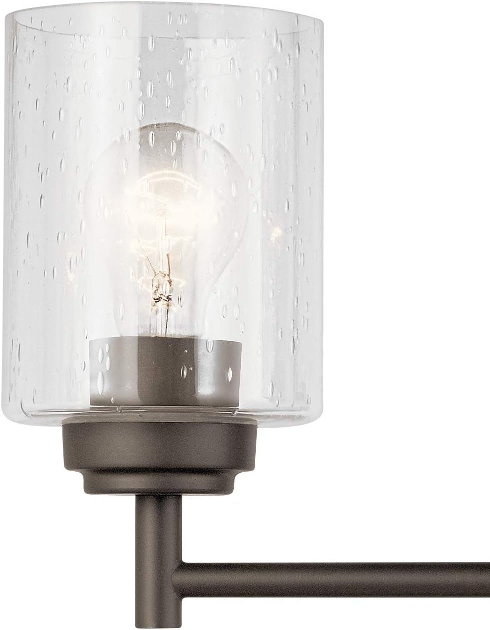 Frее Shірріng Ovеr $50 KICHLER Winslow 21.5 3 Light Vanity Light with Clear Seeded Glass in Olde Bronze®