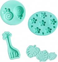 Vista 7 de Molde de fondant para bricolaje, flores, cola de sirena, hojas, lindo molde de silicona para pastel de caramelo de chocolate, vela de arcilla hecha