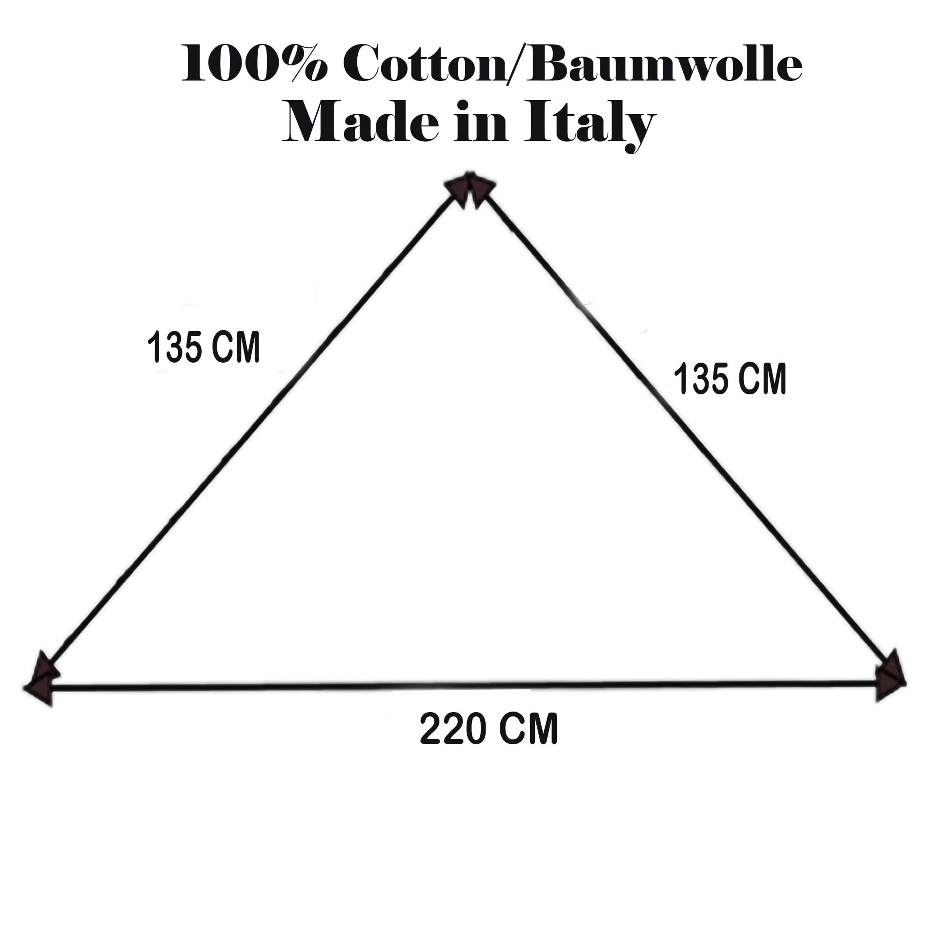 Gloop Damen XXL Dreieckstuch Halstuch Schal Ohne Kratze an Haut Herbstschal Sommerschal dünner Leichter Schal,Made in Italy