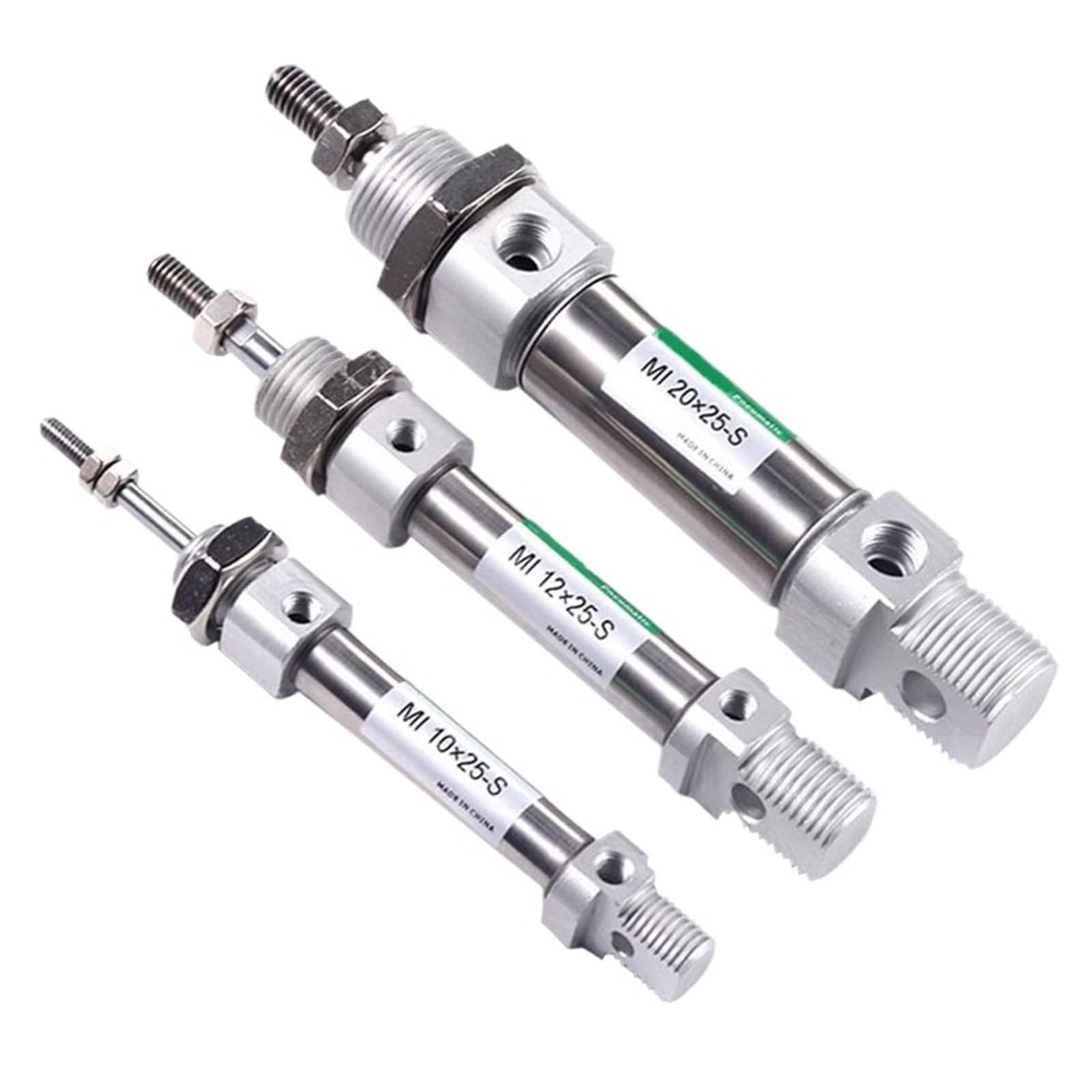 Cylindre pneumatique haut de gamme MI en acier inoxydable course 125mm
