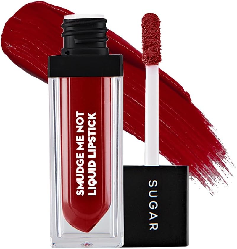 Smudge Me Not Mini Liquid Lipsticks for Women | Transferproof & Waterproof | Lasts Upto 12hrs | Matte Lipstick - 01 Brazen Raisin (Burgundy)