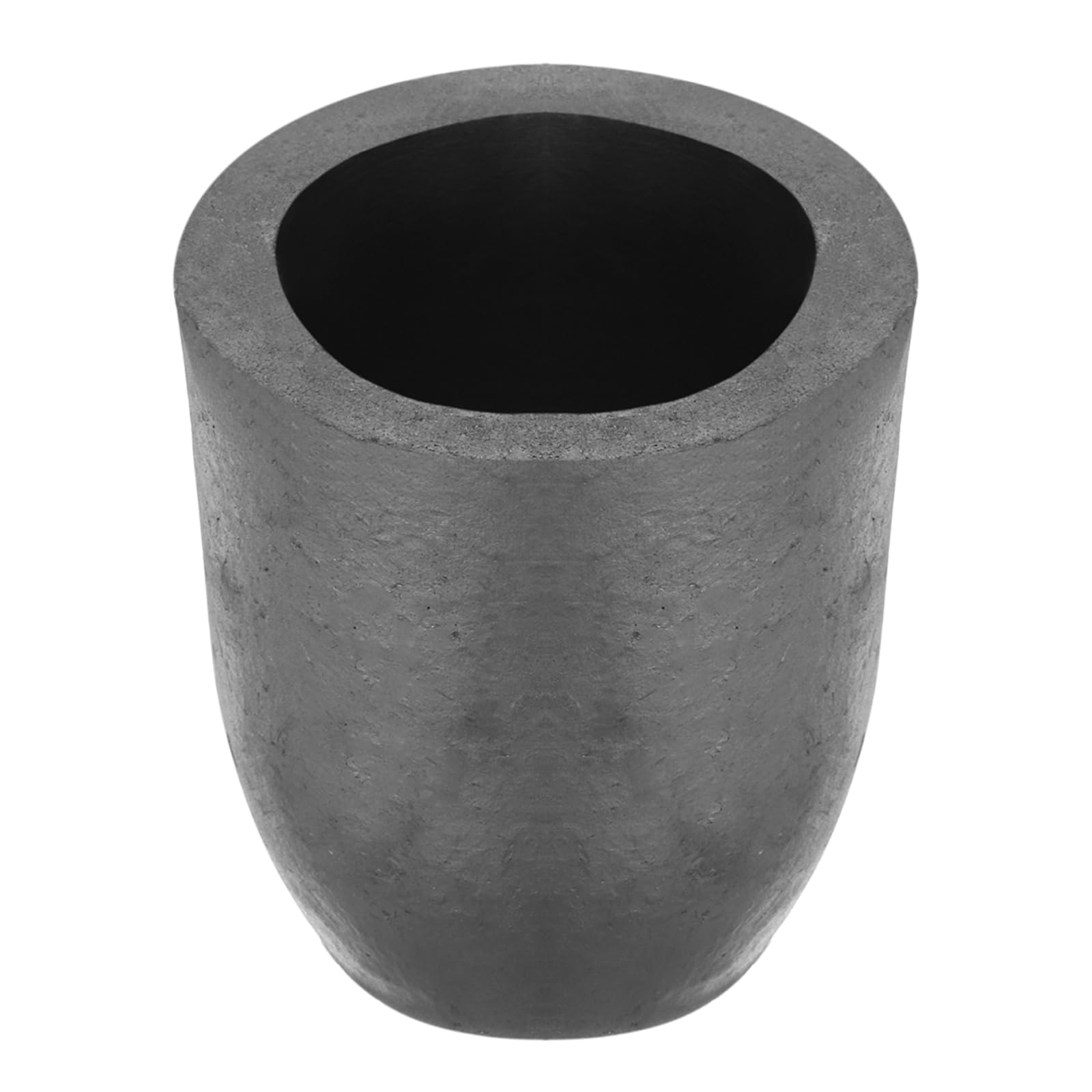 QUARKZMAN Crucible en Graphite Silicium, 6.9kg Creuset pour Coulée de Cuivre, Moule pour Fusion de Métal, pour Fusion D'Or, D'Argent, de Cuivre, 3.86 Pouces IDx5.51 Pouces H