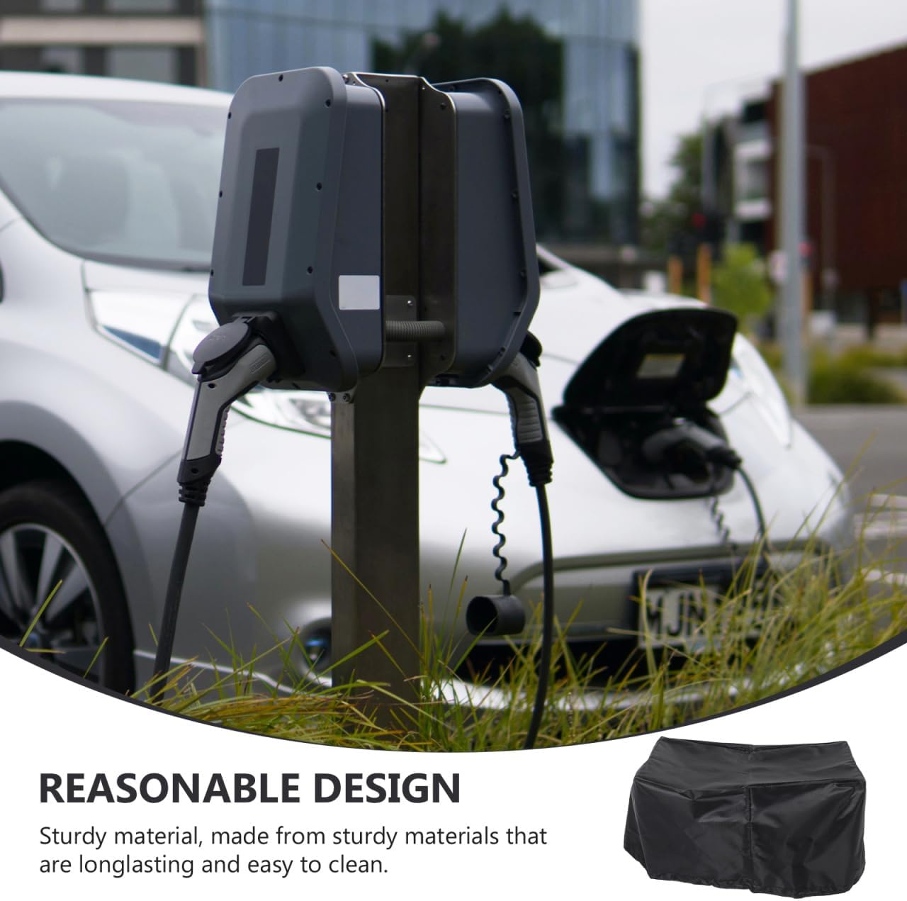 Ev Charger Cover Waterproof Rainproof Sun Protection Wall Mount Charging Pile Protector for Outdoor Electric Vehicle