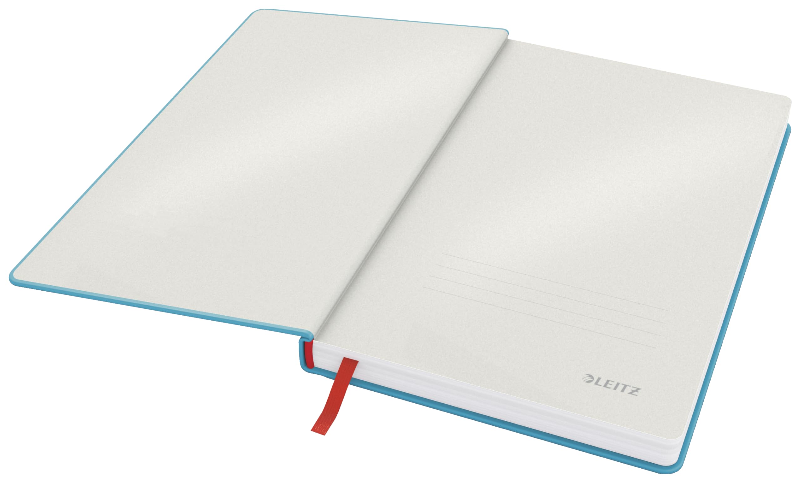 Leitz Quaderno a quadretti, Copertina rigida, Formato A5, 80 fogli, Gamma Cosy, Blu Calmo, 44540061