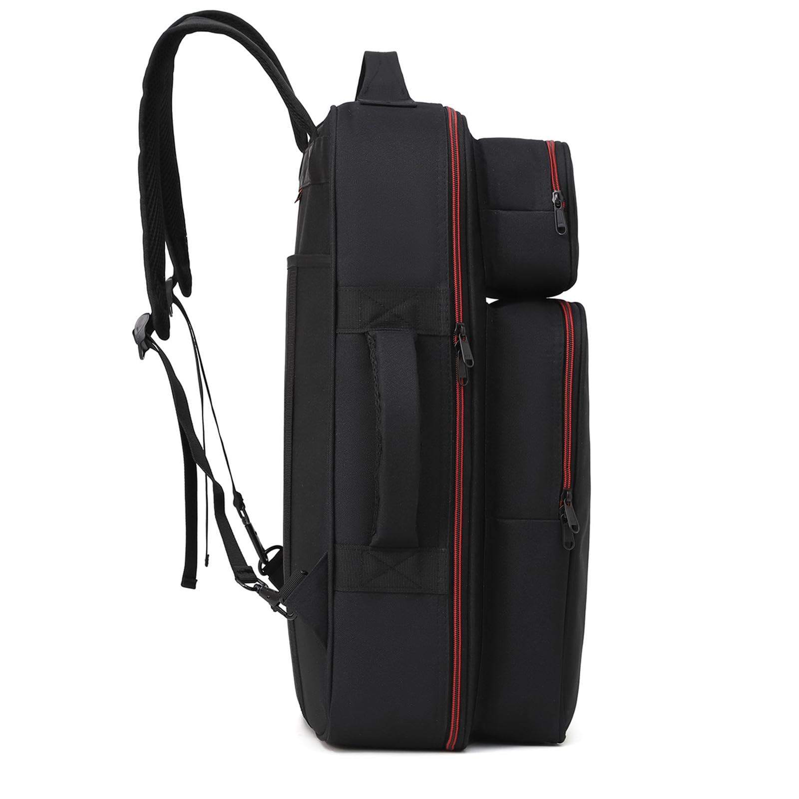 Effekte Pedalboard Tasche mit Gepolstertem Innenraum Und Wasserabweisendem Oxford Stoff für Gitarreneffekte Bass Effektboards Synthesizer Und Zubehör, Klein