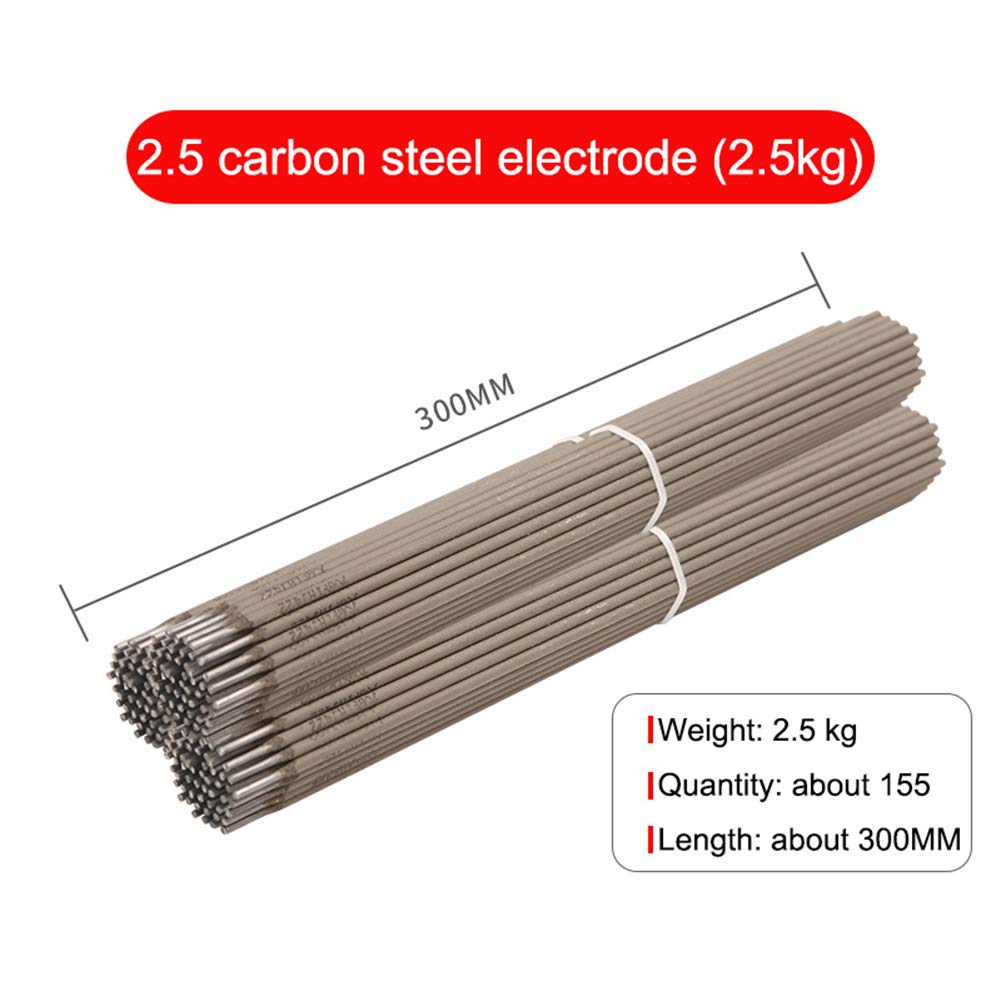 Electrodos De Soldadura, Electrodos para Soldadura, J422Ø2.5 Arco Estable Escoria Fácil De Eliminar Soldadura Fuerte,2.5kg