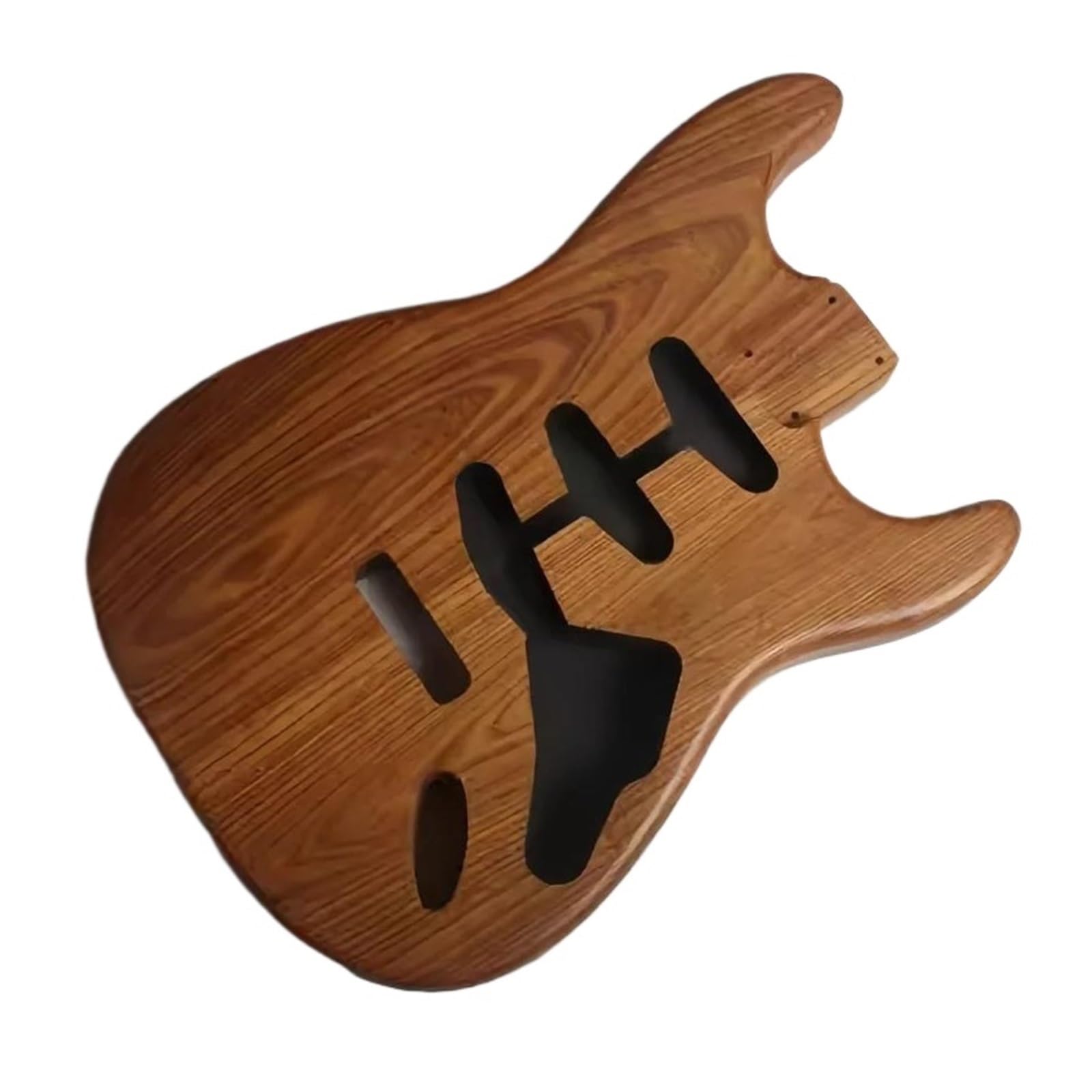 Unfinished Guitar Body Oxygen Free Bake Swamp Ash Body For ST Electric Guitar SSS Pickups Hole