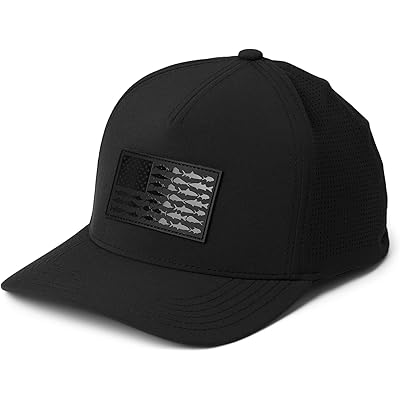 Columbia Pfg Elite 3D Stretch Snap Back black/fish flag