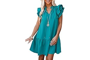 Summer V-Neck Drawstring Nollsom Dress