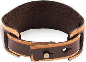 Advantus Tim Holtz Assemblage Cuff Bracelet Layered Strap With Snap Enclosure Multicolor