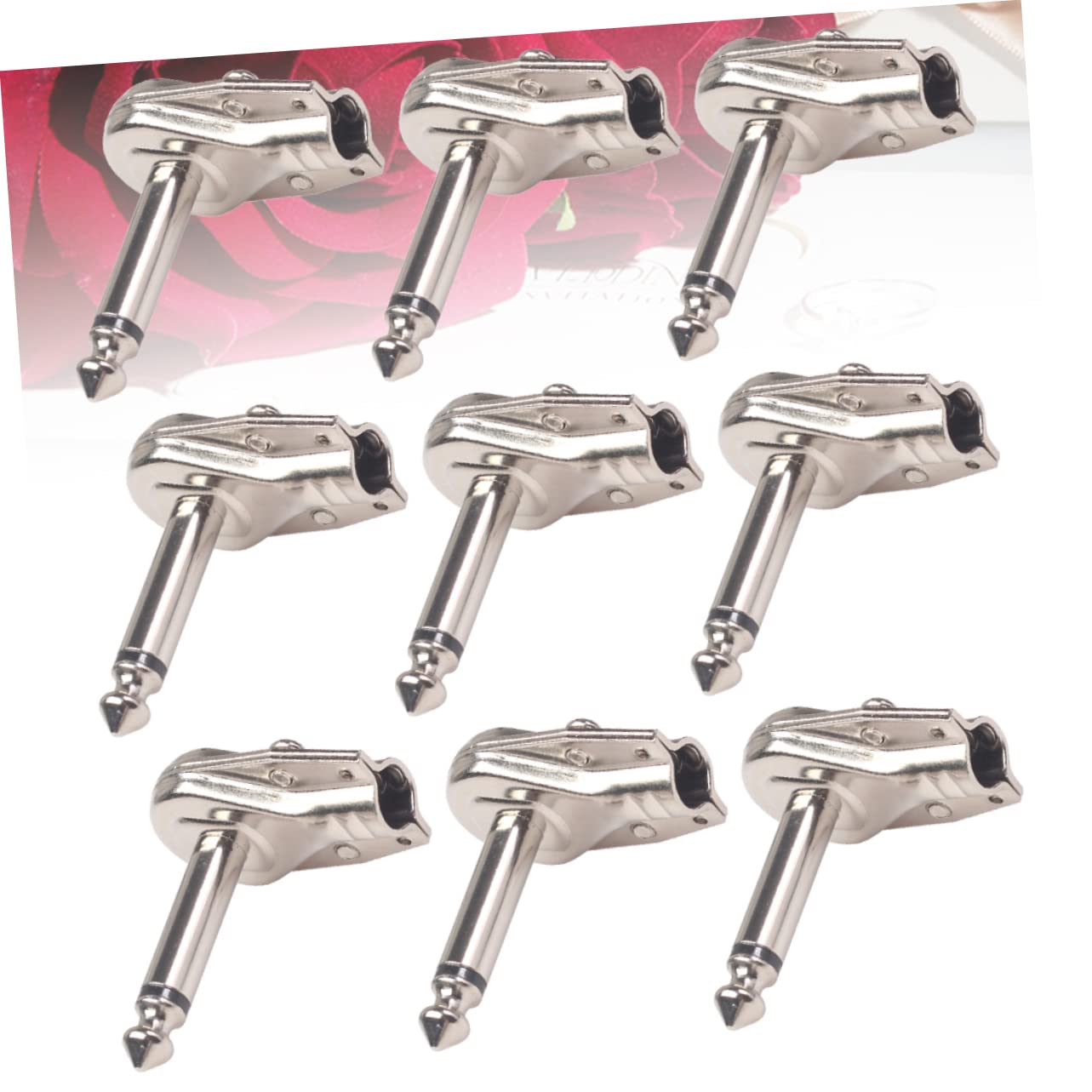 Toyvian 20stücke Effektpedal Verbindungskabel Adapter Für Gitarrenpedal-board Silberne Für Signalübertragung Und Platzsparende Nutzung
