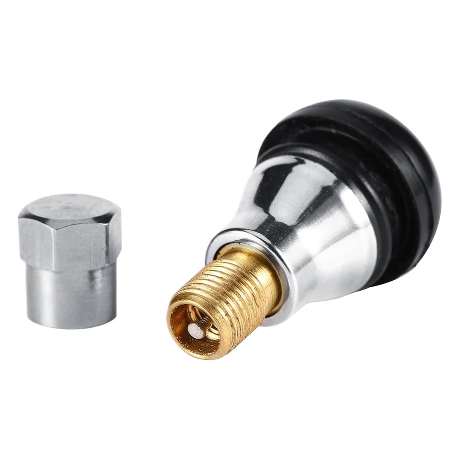 1 stücke TR412 AC Reifenventile messing Chrom Tubeless radventil for autos motorräder