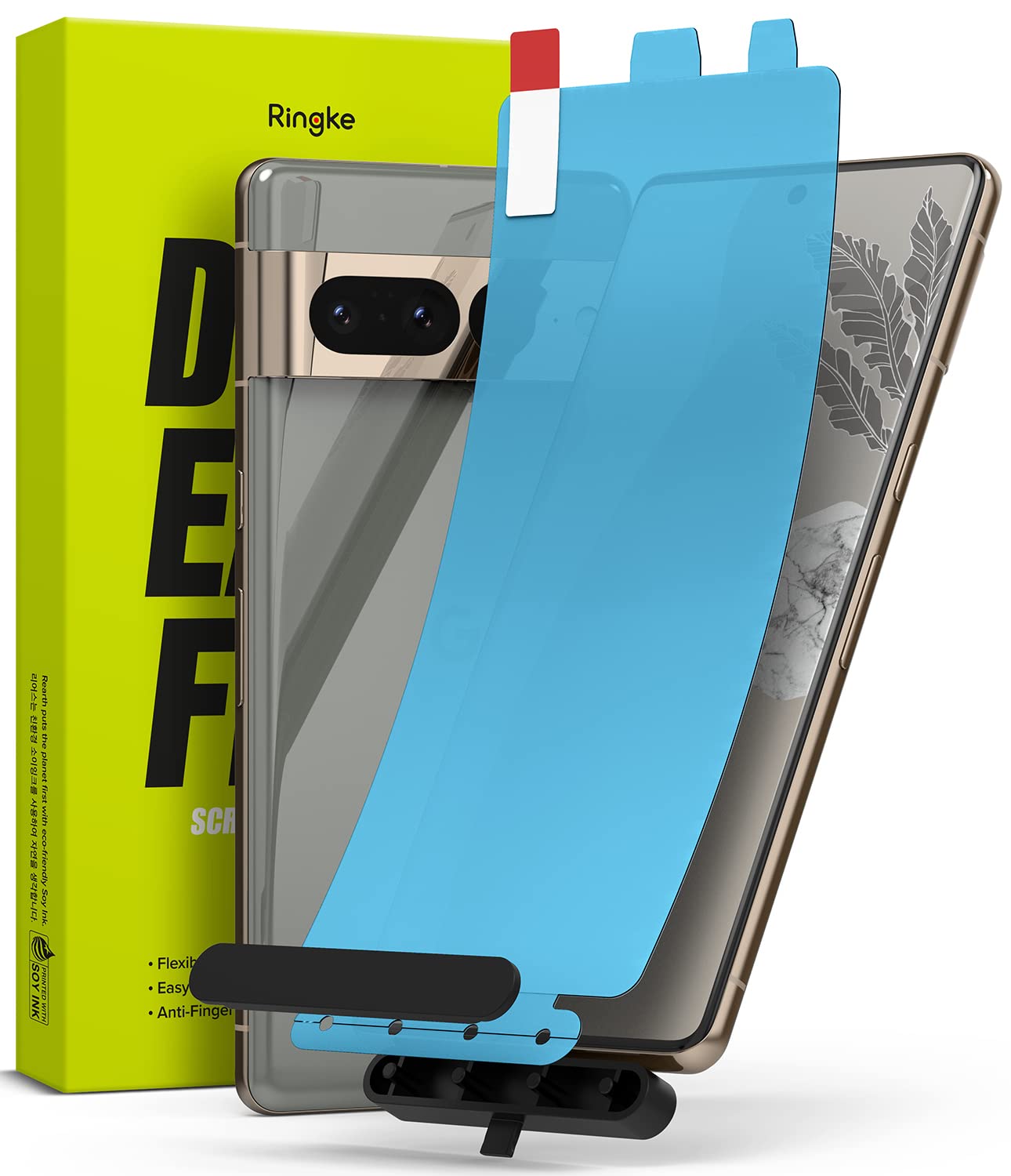 Ringke Dual Easy Film for Google Pixel 7 Pro Screen Protector [2 Pack] High Resolution Anti-Smudge Coating Easy Application Auto Dust Removal Case Friendly Screen Protector Google Pixel 7 Pro Film (B0BGKJCB88) Amazon Price History, Amazon Price Tracker