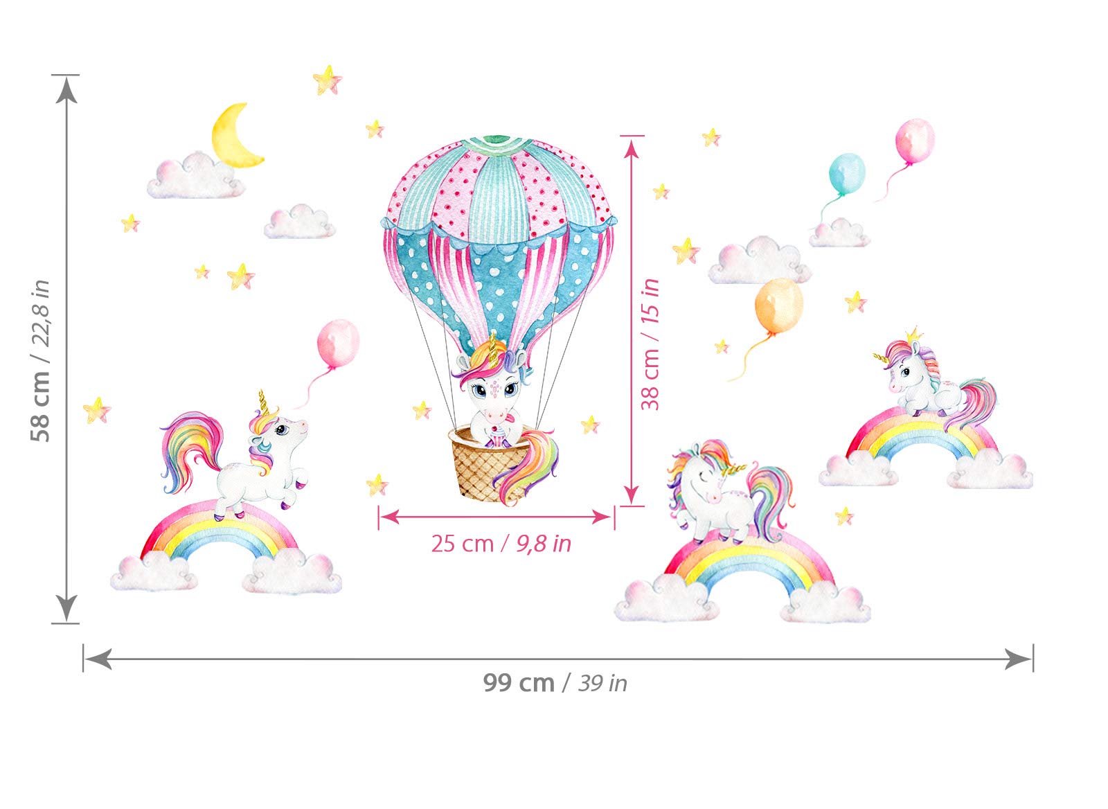 Décoration Chambre Bébé Garçon Sarah Duke Graz Design Sticker Mural Décoratif Pour Chambre D'enfant Motif Petit Ours Et Nuages Pour Chambre De Bébé Fille Motif Ours Décoration Chambre Enfant Garçon