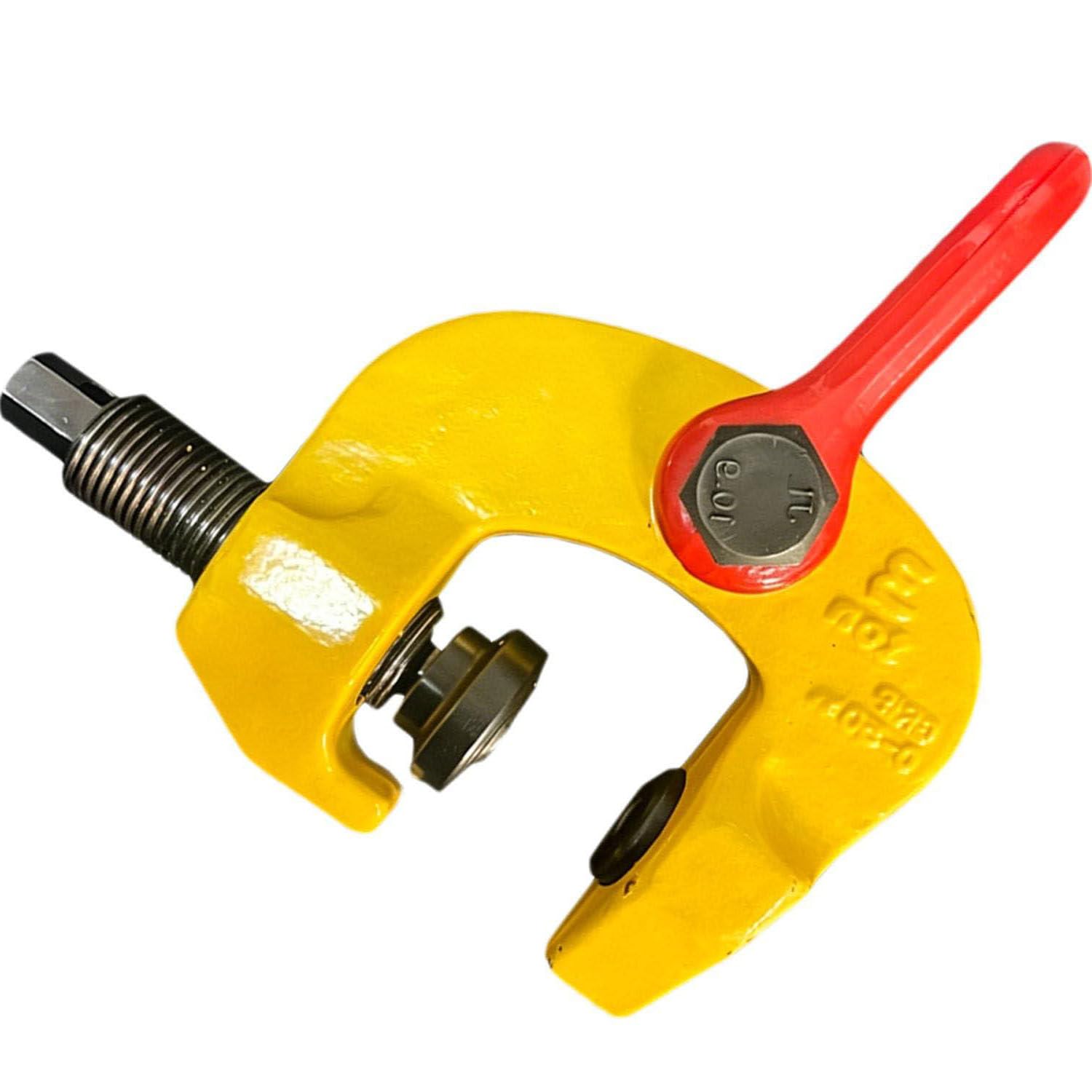 ByBoDi Vertical Plate Clamps With Rings, Heavy-duty Steel Plate Lifting Clamps,Plate Clamp Lifting Tools, 4400/6600 Lbs, Capacities 1.5T And 3T, With Screw Rod Fixing Design 1.5t-1item