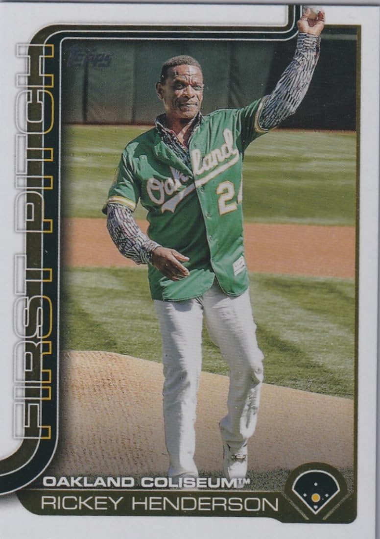 Amazon.com: 2025 Topps Series 2 Rickey Henderson #FP2-3 First