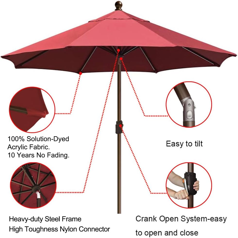 EliteShade 1 Set of 9ft Umbrella & Umbrella Cover