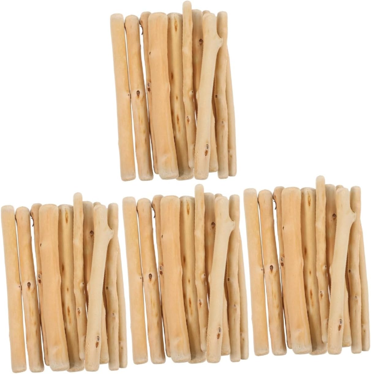 IMIKEYA 4sets Natural Driftwood Vase Filler for Weddings and Home Decor Rustic Wood Crafting Accessory for Table Scattering and Decorative Arrangements