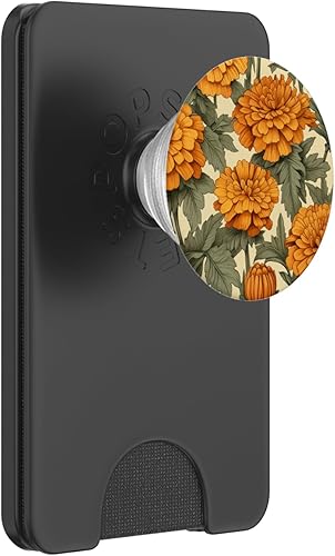 Miniatura 7 de PopSockets PopGrip estándar de acuarela Marigold Flower