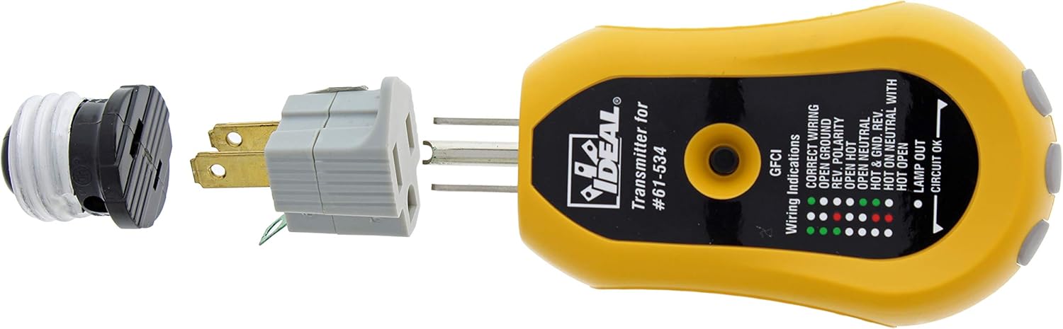 Best Cyber Monday 🔥 IDEAL INDUSTRIES INC. 61-534 Digital Circuit Breaker Finder with Digital Receiver and GFCI Circuit Tester Black Friday Sale 2022 IDEAL INDUSTRIES INC. 61-534 Digital Circuit Breaker Finder with Digital Receiver and GFCI Circuit Tester