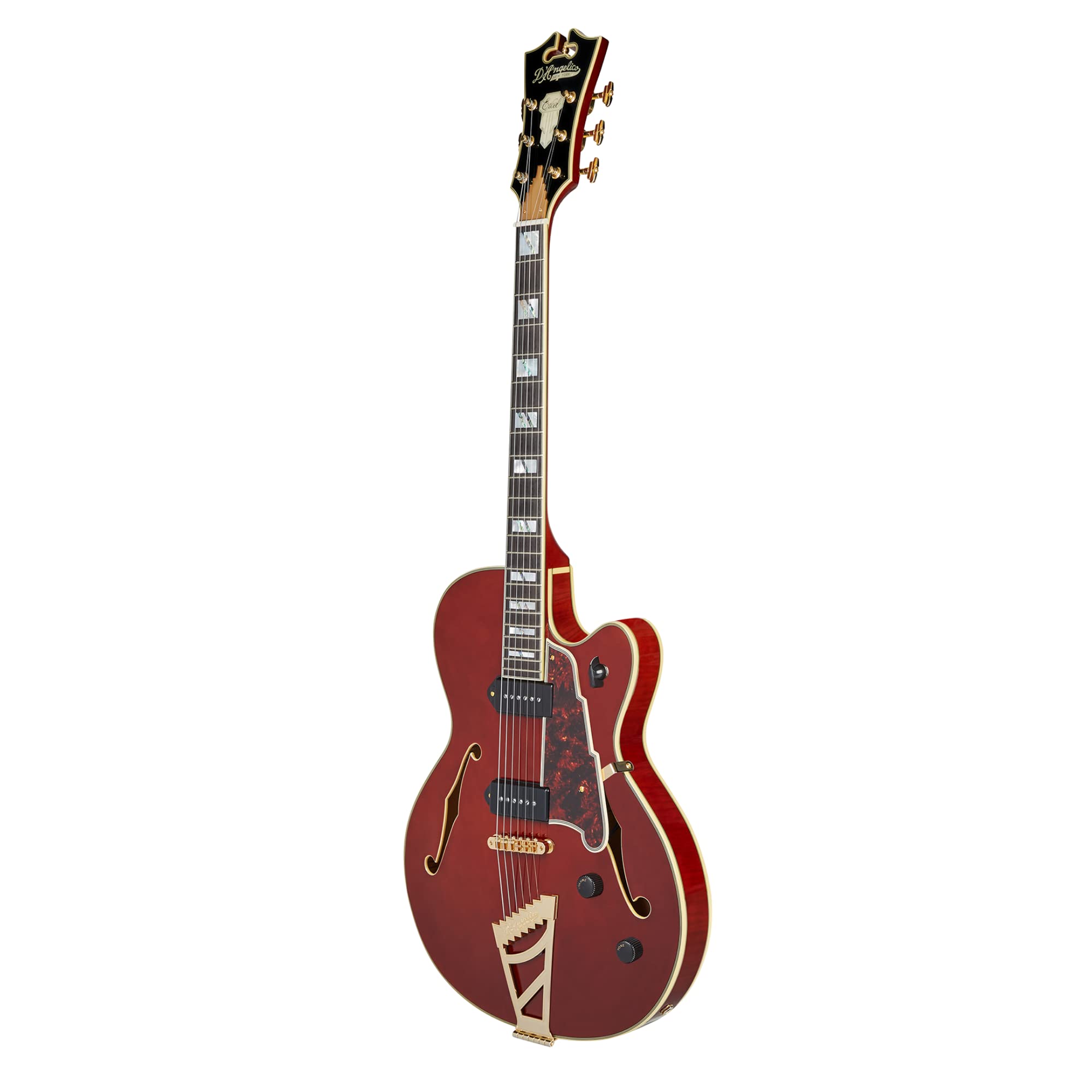 D'Angelico Excel 59 Viola Semi-Acoustic Guitar with Case