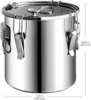 Vista 2 de ALDKitchen Destilador de vino con alcohol Moonshine Still Destilador de alcohol en agua (6L)