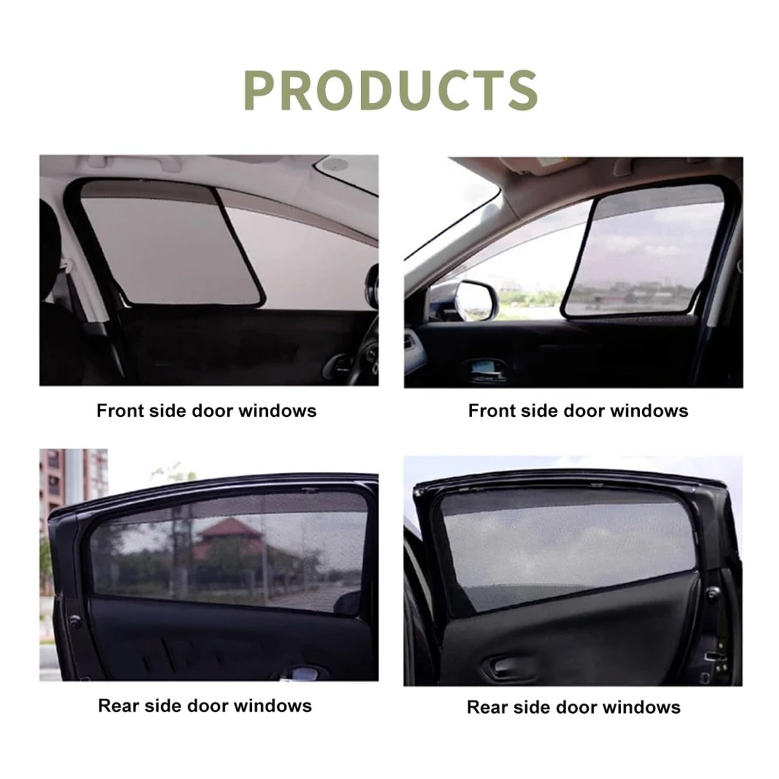 Cortinas Parasol Ventanas Laterales Coche para BMW para X1 U11 2022-2024 Parasol para Parabrisas De Coche Reflectante