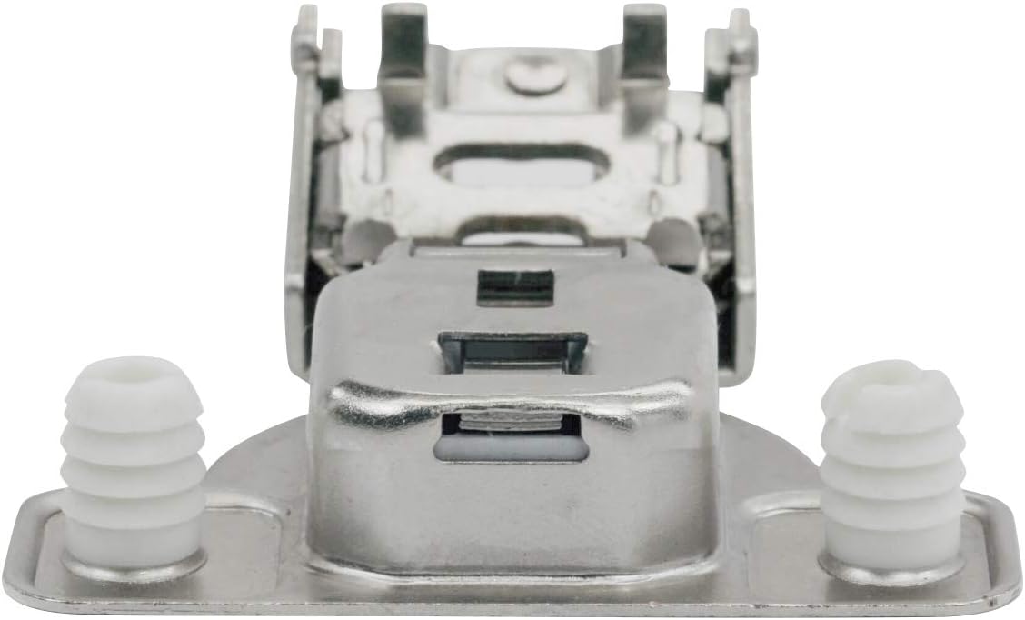 Salice 106 Degree Silentia E-Centra 1/2" Overlay Press in Soft Close Face Frame Cabinet Hinge with 2 Cam Adjustment CUR37D9 (50)