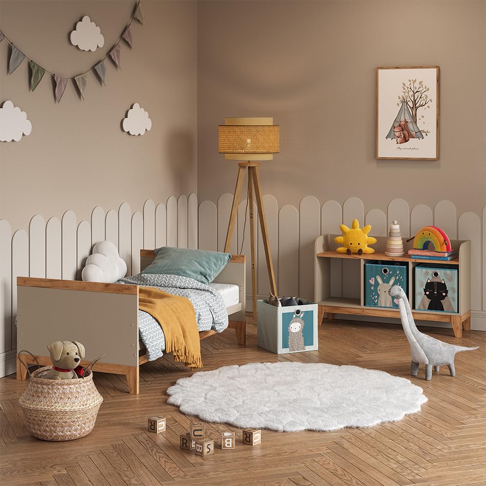 VitaliSpa Panca per bambini Malia, Cashmere/Artigianale, 107.2 x 63.8 cm, adatto come seduta e superficie d’appoggio per bambini