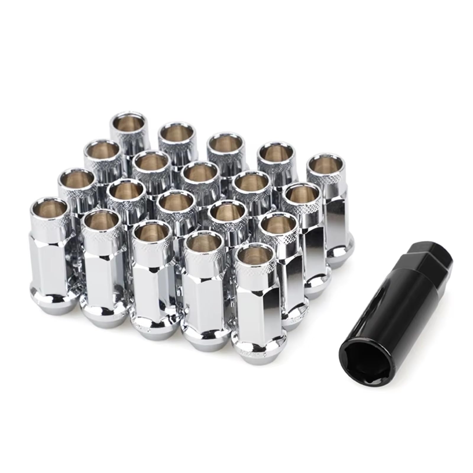Tuercas de rueda de coche coloridas M12*1.5 pernos de hierro plateados para Xcent 4