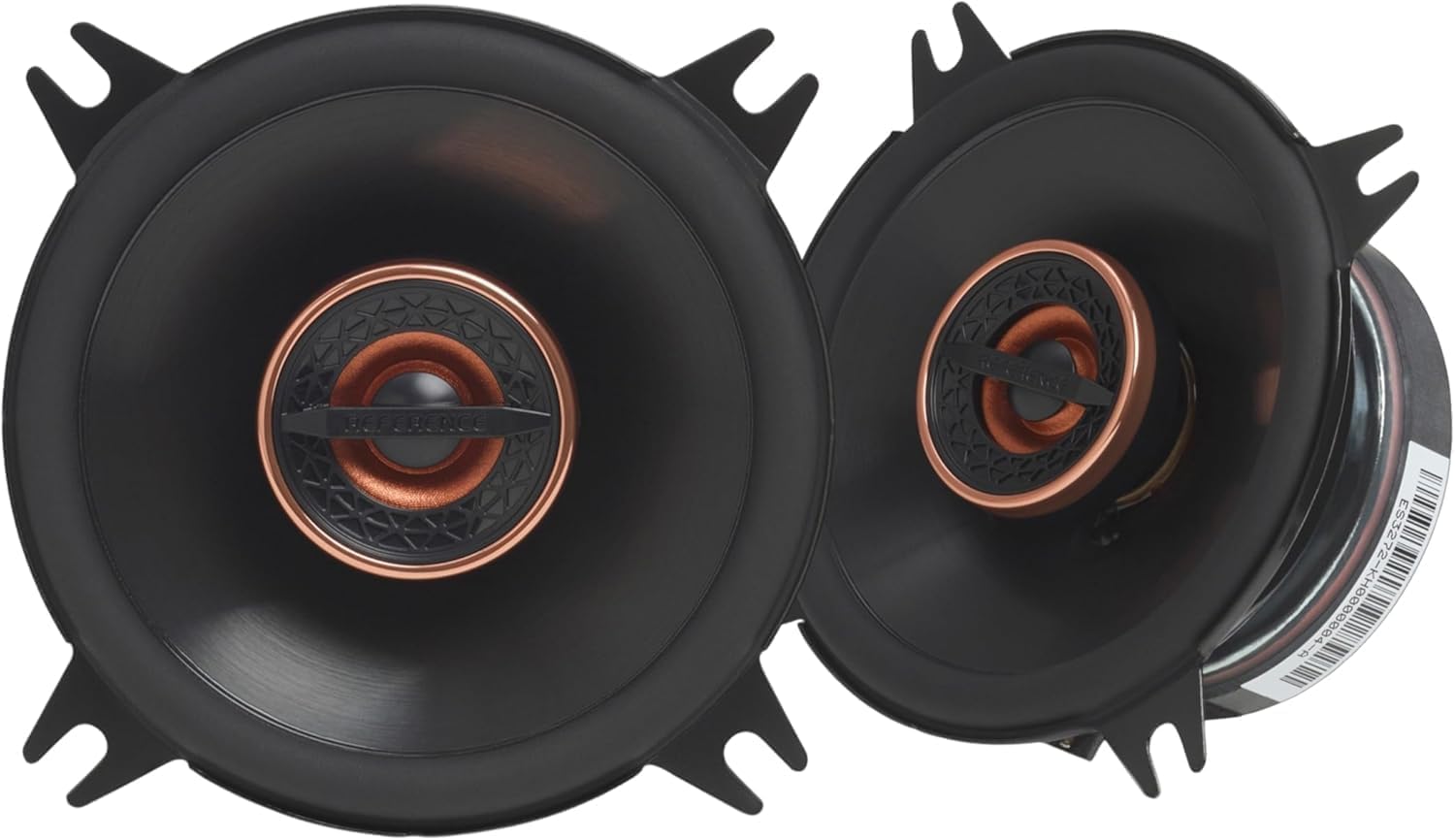 Infinity Reference 4032CFX Altoparlanti Coassiali Auto 2 Vie 100mm 4 Pollici 35W RMS Cono Woofer Plus One Tweeter in Seta Edge-Driven Upgrade Audio per Qualsiasi Veicolo e Suono Nitido e Dettagliato