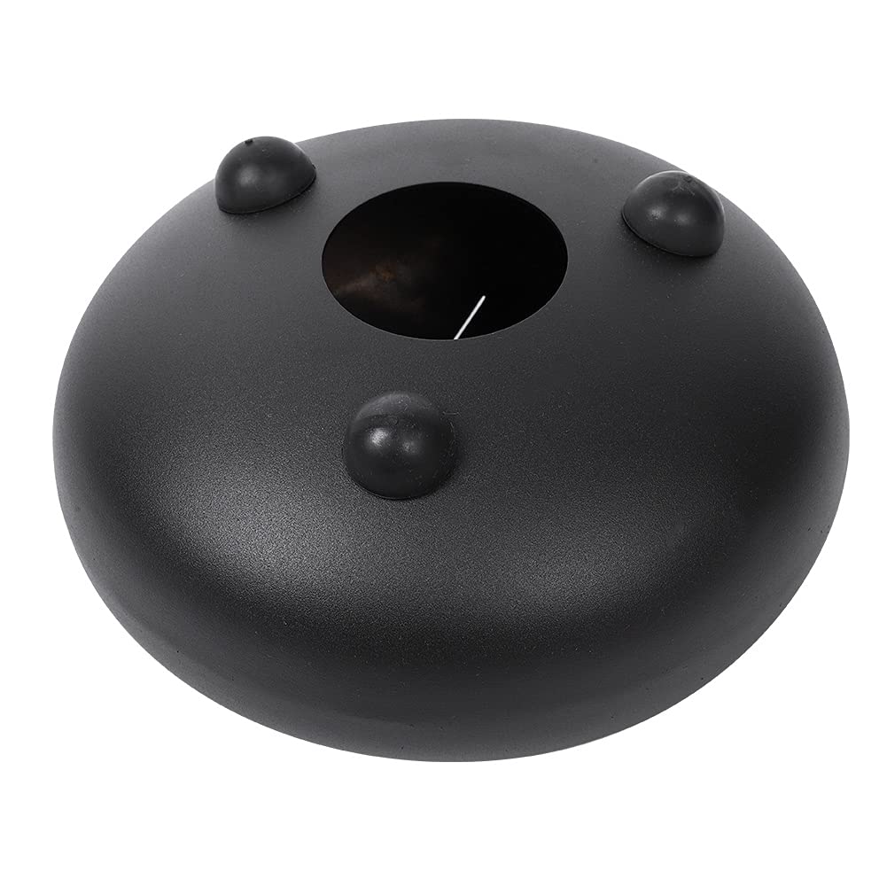 Qqmora G/A/C/D/E/G/A/B Tamburo per Lingua in Acciaio 10" Resistente Realizzato a Mano per il Relax e la Meditazione Borsa per il Trasporto Inclusa (Nera)