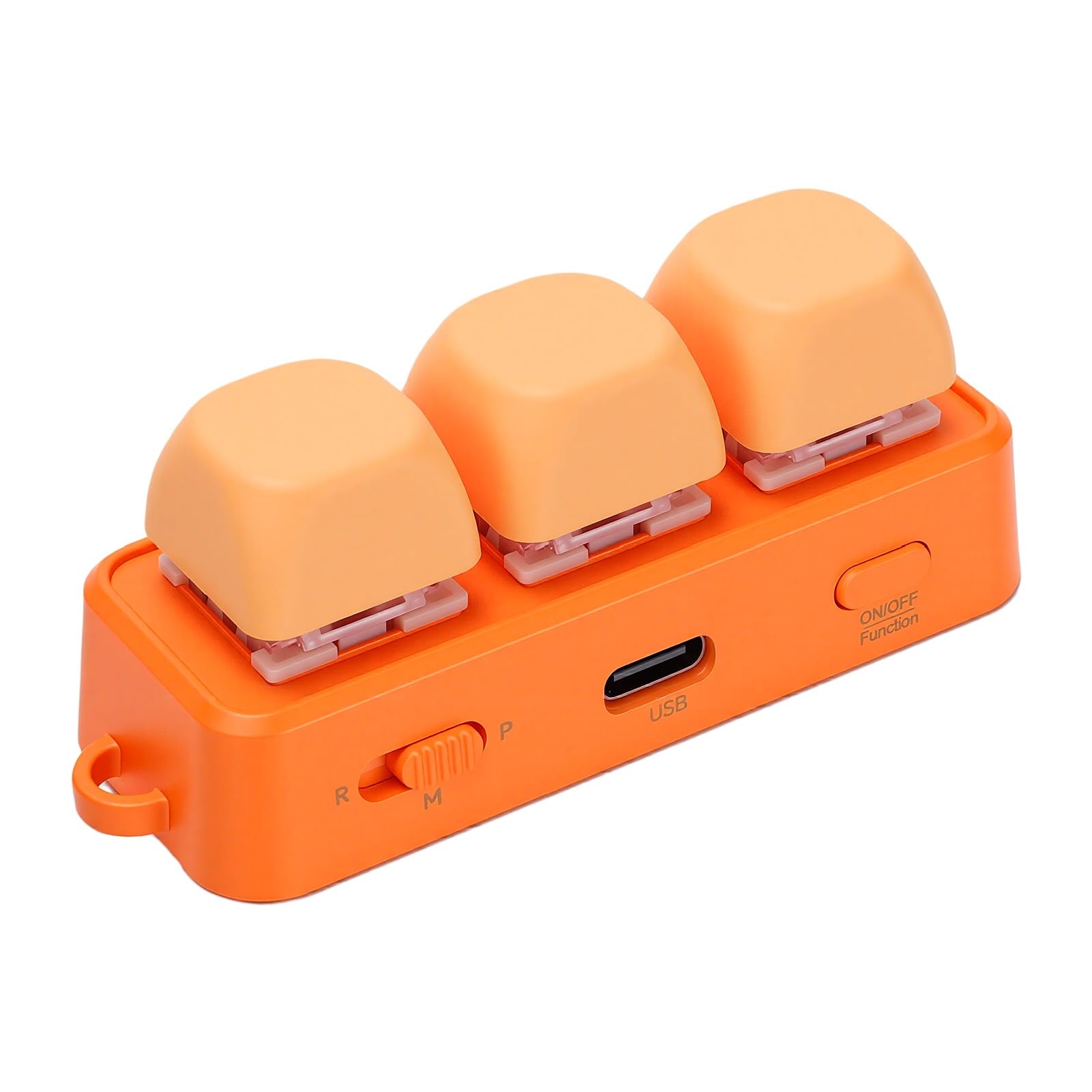 Fabater Tastierino a 3 Tasti, Tastiera Macro Programmabile (ORANGE)