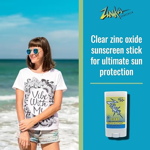 Miniatura 2 de Protector solar Zinka con óxido de zinc con factor de protección solar 50 de 0.49 oz, transparente
