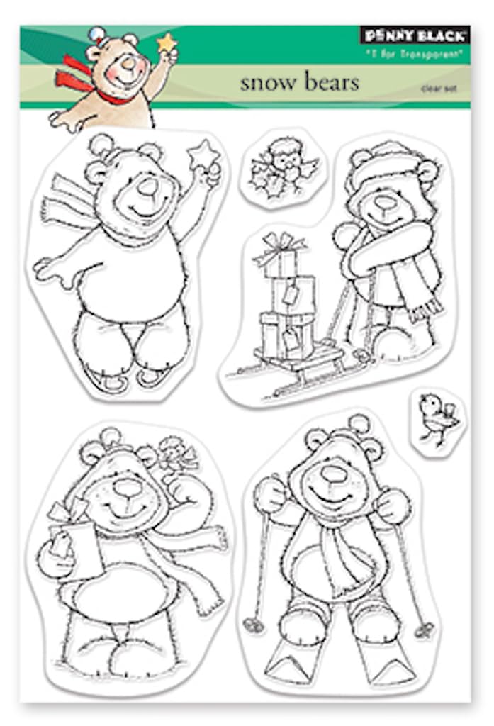 Penny Black Clear Stamps - Snow Bears 31-015