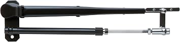 Marinco 33037A Wiper Arm, Deluxe Black Stainless Steel Pantographic, 17"-22" Adjustable