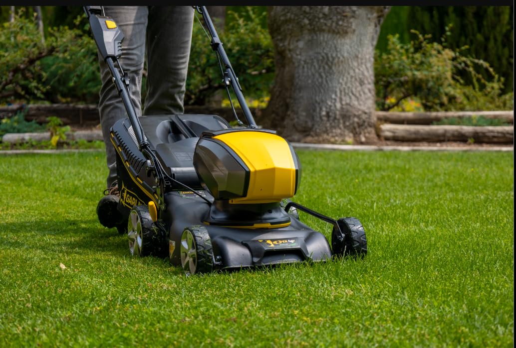 GARLAND Apache Keeper 40V 395S-V23 - Cortacésped batería autopropulsado 40V, 41,5 cm, Saco 45L, hasta 550 m² (sin batería ni Cargador)
