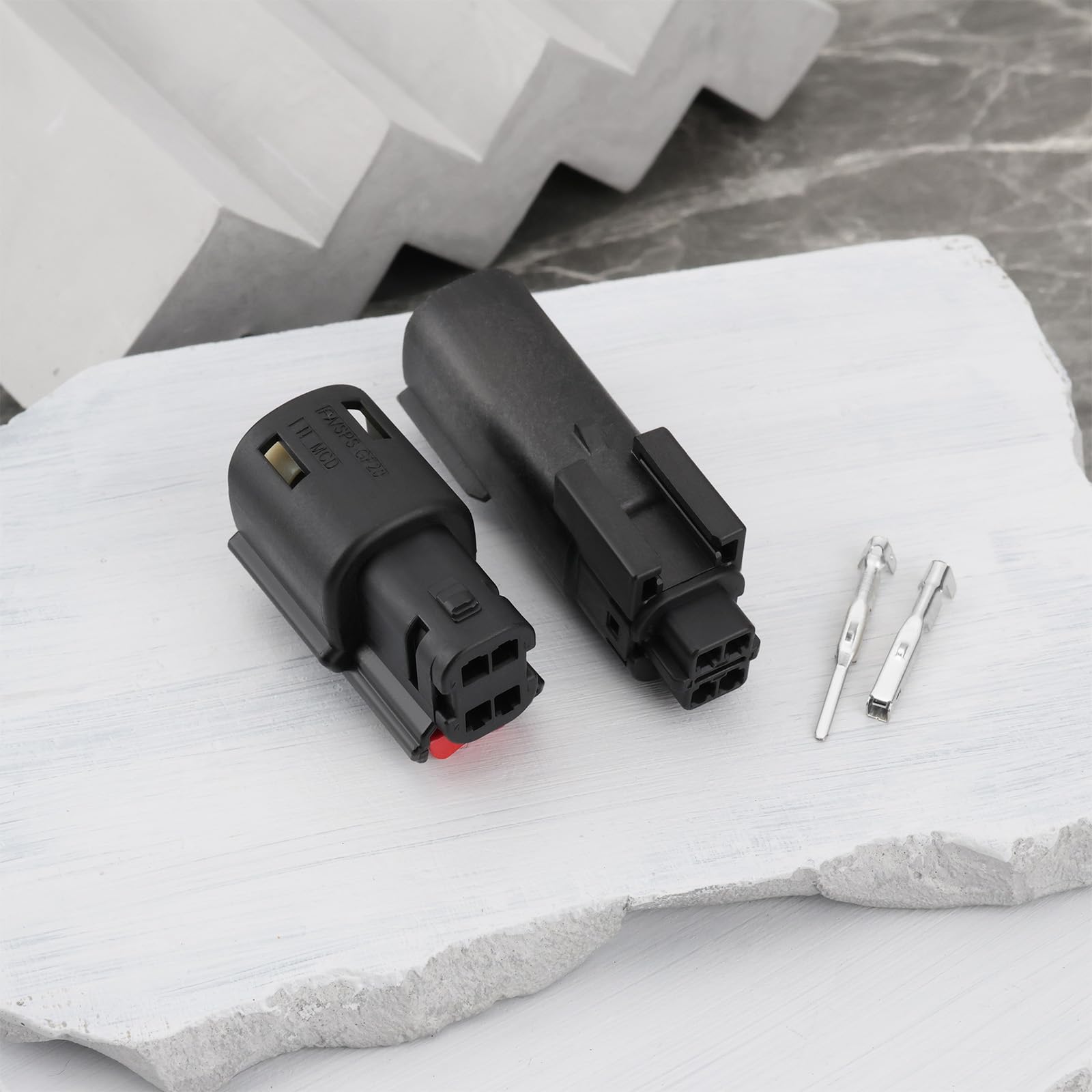 Molex A 4 Pin Maschio Femmina Kit Connettori Cavi Impermeabili Per Auto